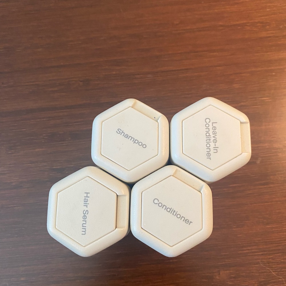 Hexagonal Hair Care Set - Cream